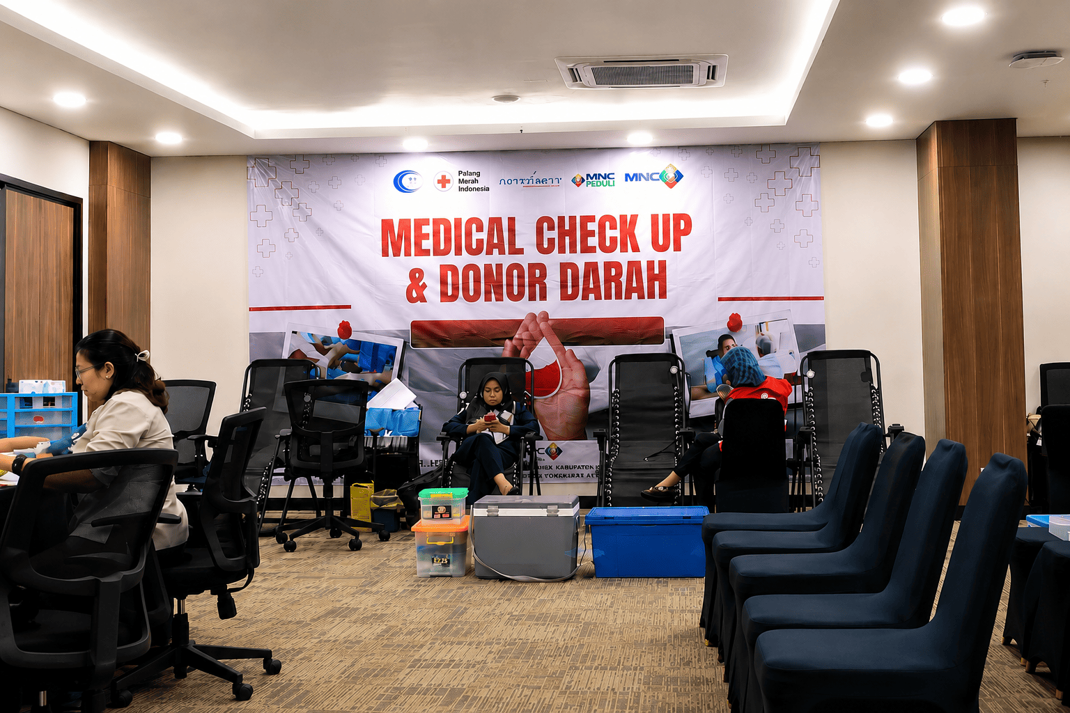 RS Condong Catur Berpartisipasi dalam Kegiatan Mini Medical Check-Up dan Donor Darah di Next Hotel Yogyakarta